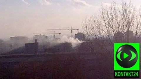 Płonął blok w Krakowie. Mieszkańcy ewakuowani