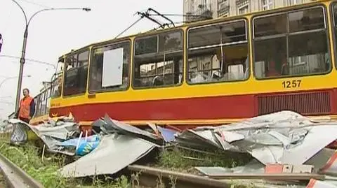 Pasażerowie tramwaju przeżyli chwile grozy
