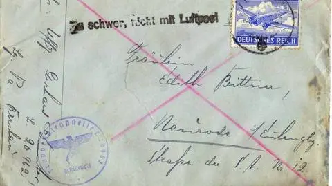 Listy miłosne z 1942 roku znaleziono w Nowej Rudzie