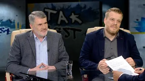 Piotr Strzembosz i Adrian Zandberg w Tak Jest