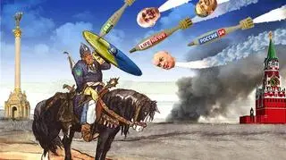 Ukraina rozpoczyna wojnę z rosyjską propagandą