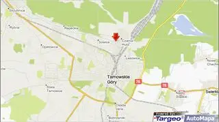 Pożar w fabryce Electrocarbon w Tarnowskich Górach 