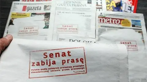 Senat wraca do sprostowania
