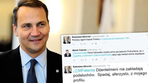 Falenta potrójnym agentem. "Spadaj, aferzysto, z mojego profilu"