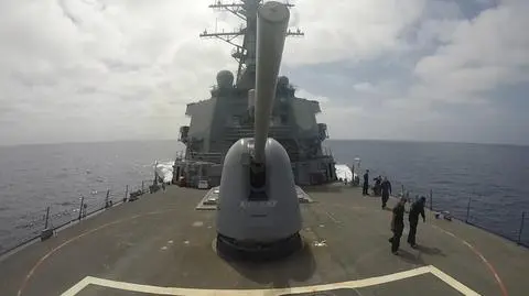 Reporter "Czarno na białym" na USS Carney spędził kilka dni