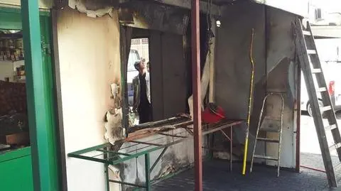 Kto podpala sklep muzułmanina? Policja szuka sprawców