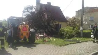 Wybuch gazu w miejscowości Nowaki