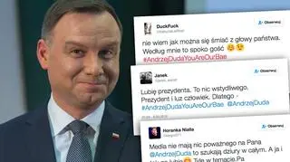 Internauci na Twitterze o prezydencie