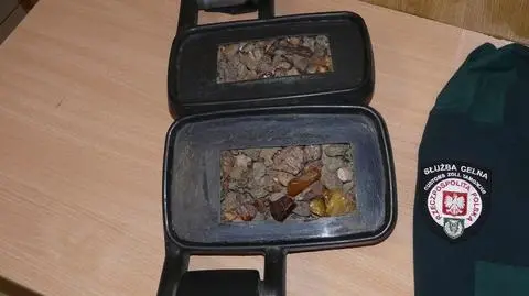 Najpierw przemycał bursztyn w akumulatorze. Dobę później w lusterkach