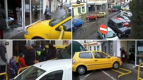 Wjechała w cukiernię. "Pomyliła gaz z hamulcem" 
