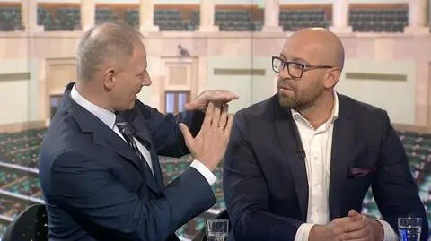 Jacek Protasiewicz i Jakub Rutnicki w studiu Faktów po Faktach