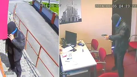 Chaotyczny, ale skuteczny. Policja szuka sprawcy napadu na bank
