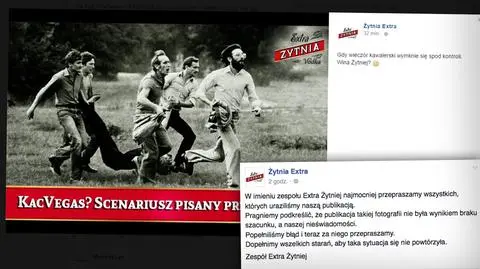 Zdjęcie ofiary ZOMO w reklamie wódki. Postępowanie prokuratury