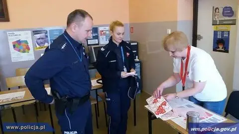 Elbląg: Policyjna akcja poszukiwania dawców szpiku