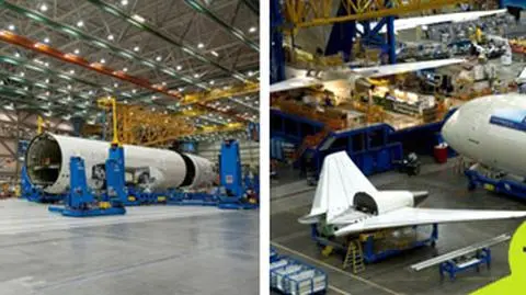 Pierwszy Dreamliner LOT-u w największym budynku świata