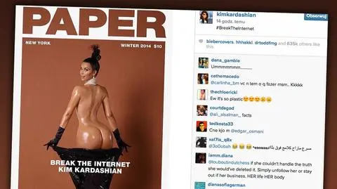 Kim Kardashian i jej naoliwione pośladki. "Ile jesteś w stanie zrobić dla kariery?!"
