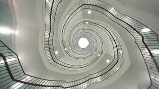 Widok z dołu atrium 