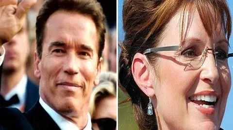Schwarzenegger kontra Palin. W internecie