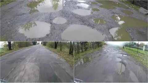 Droga jak powierzchnia księżyca. "Możesz dostać wstrząsu mózgu"