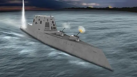 Największy niszczyciel US Navy gotowy do zwodowania. USS Zumwalt z nowej generacji