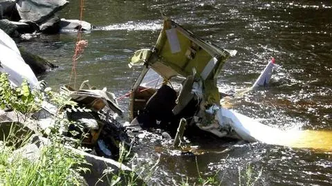 Cessna wpadła do rzeki, zginęły trzy osoby