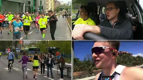 Reporterzy TVN24 na trasie "Wings for Life"