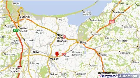 Wypadek koło Królewa Malborskiego. Zderzenie czołowe na dk 22