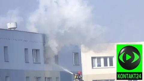 Pożar na 11 piętrze. Mieszkańcy byli zamknięci