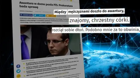 Awantura w domu Przemysława Czarneckiego. Prokuratura bada sprawę