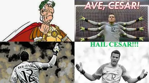 Julio Cesar bohaterem Brazylii