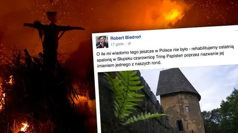 Słupsk: Biedroń chce rehabilitować czarownice