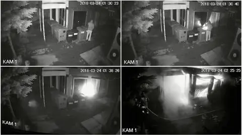 Podłożył ogień w kubłach, zajął się sklep. Policja zatrzymała 29-latka