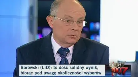 Marek Borowski o sukcesie wyborczym Platformy