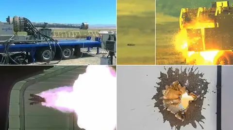 Próby działa elektromagnetycznego Blitzer