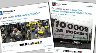 Wycena "zielonego ludzika" i billboard "10 tys. dolarów za Moskala"