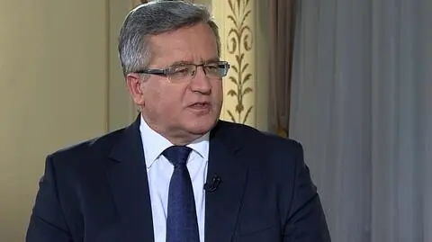 Bronisław Komorowski był gościem "Kropki nad i"