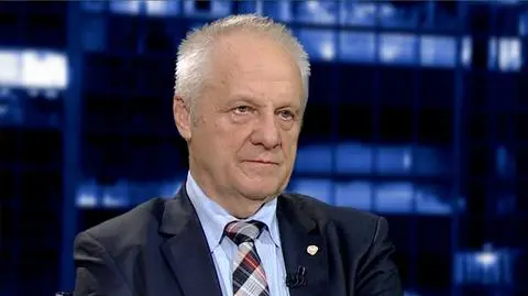 Gościem "Kropki nad i" był Stefan Niesiołowski
