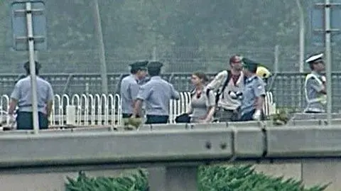 81-latka spaliła się w proteście
