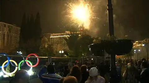 Soczi przywitało Nowy Rok w szampańskich nastrojach