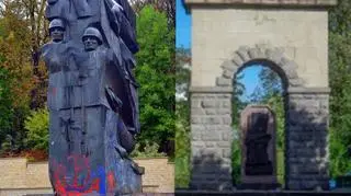 Pomniki sławiące Armię Czerwoną w Sanoku i Nowym Sączu