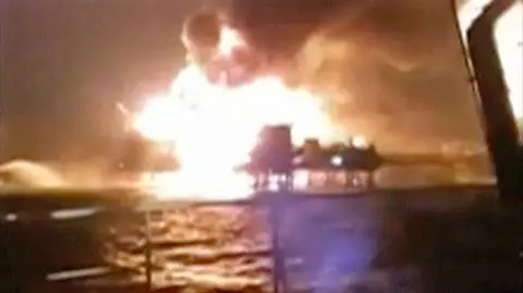 Pożar na platformie. Cztery osoby nie żyją