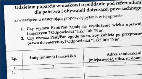 SLD rozpoczęło zbieranie podpisów