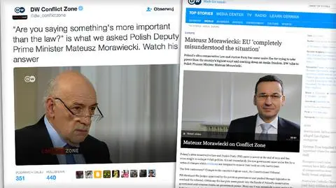 Mateusz Morawiecki w Deutsche Welle: prawo nie jest najważniejsze