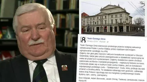 Teatr Ósmego Dnia w Poznaniu broni Lecha Wałęsy