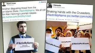 Akcja społeczna "Not in my name" 