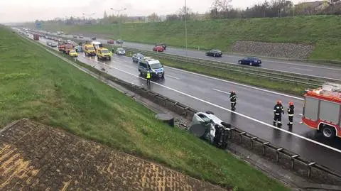 Poznań. Seria wypadków na A2, siedem osób rannych