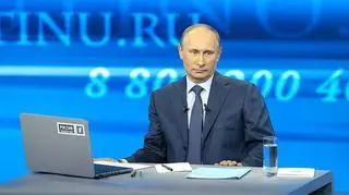 Władimir Putin odpowiadał na pytania zadawane na żywo, telefonicznie i mailowo