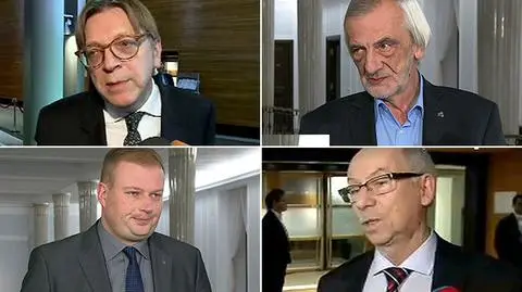 Komentarze polityków po debacie w Parlamencie Europejskim