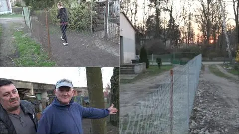 Głogowa. Skonfliktowanych sąsiadów podzieliła siatka i brama