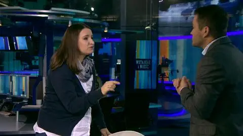 W trakcie rozmowy w pewnym momencie Elbanowska wstała i chciała wyjść ze studia